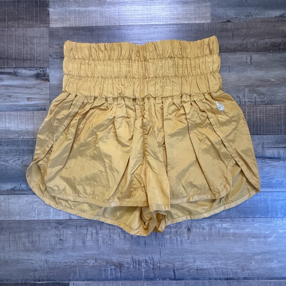 FP Movement by Free People Women's Shorts The Way Home Mustard running Size S